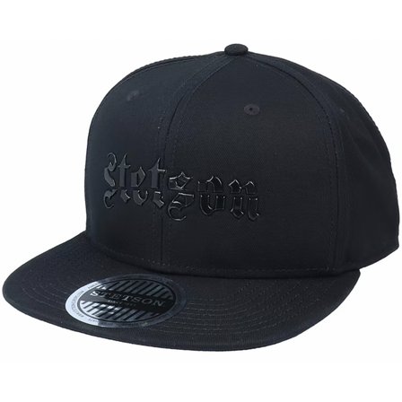 STETSON KEPS - BASEBALL CAP COTTON BLACK