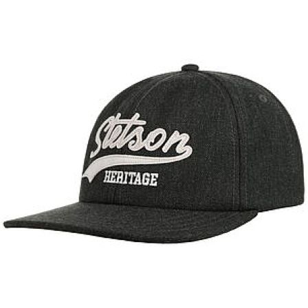 STETSON KEPS - BASEBALL CAP HERTAGE CLASSIC GREY