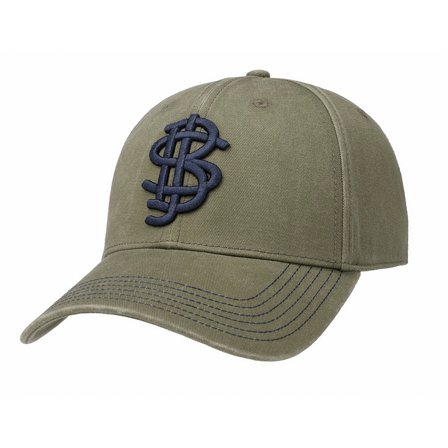 STETSON KEPS - STITCHED LOGO CAP WITH UV PROTECTION OLIVE