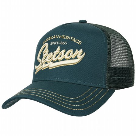 STETSON KEPS - TRUCKER CAP AMERICAN HERITAGE CLASSIC GRN