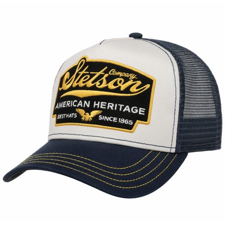 STETSON KEPS - TRUCKER CAP AMERICAN HERITAGE NAVY