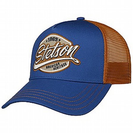 STETSON KEPS - TRUCKER CAP CLASSIC PATCH BL�