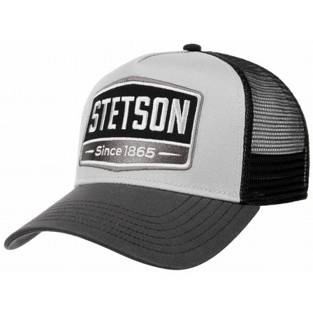 STETSON KEPS - TRUCKER CAP GASOLINE svart/gr