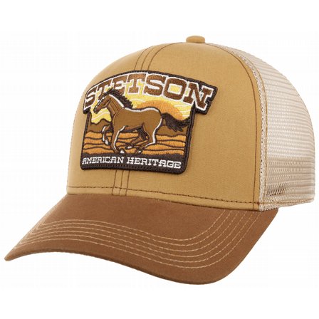 STETSON KEPS - TRUCKER CAP MUSTANG