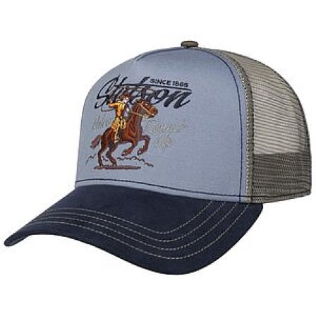 STETSON KEPS - TRUCKER CAP RODEO ROUND UP NAVY/BLUE
