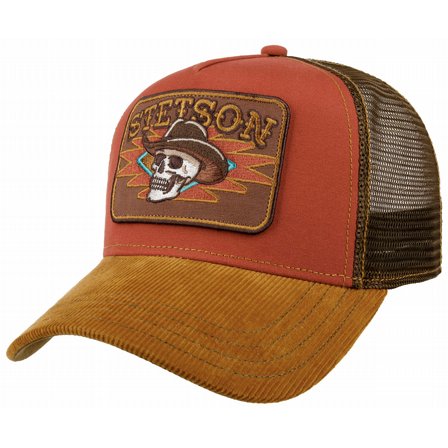 STETSON KEPS - TRUCKER CAP SKULL