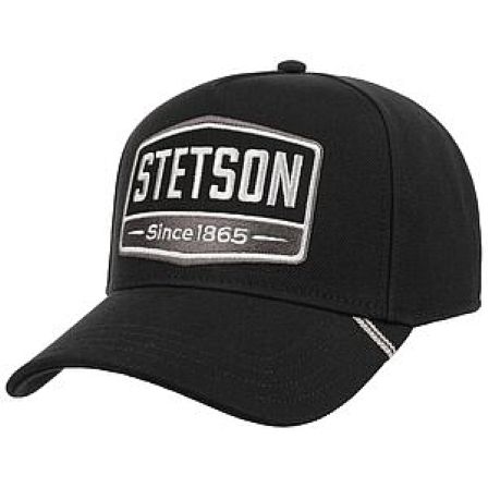 STETSON KEPS - TRUCKER CAP STETSON 1865 BLACK