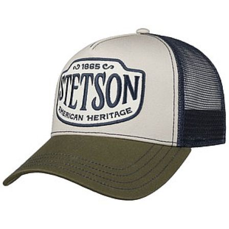STETSON KEPS - TRUCKER CAP WESTERN PATCH