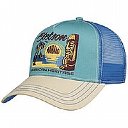 STETSON KEPS - TRUCKER KEPS MAHLO BL�