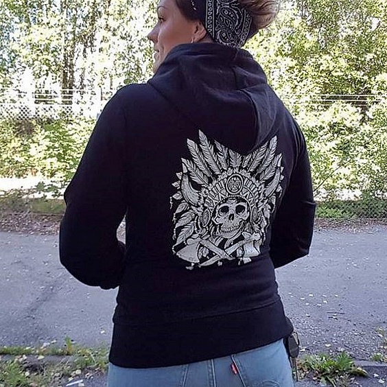 SWEET CO. HOOD - INDIAN D�SKALLE