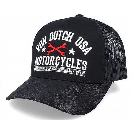 VON DUTSCH KEPS - Motorcycles Black Trucker