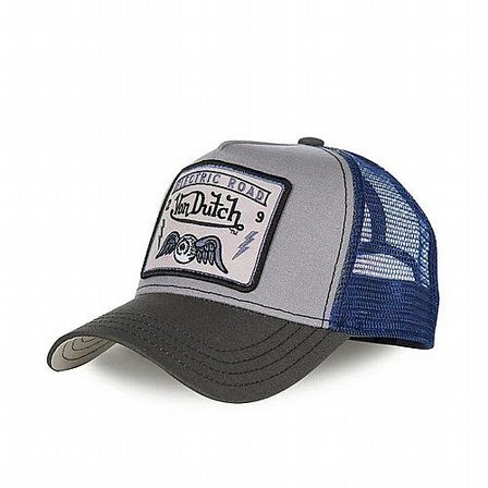 VON DUTSCH KEPS - SQUARE PATCH BLUE/