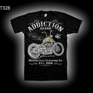 ADDICTION T-SHIRT B - GOLDEN FLAME