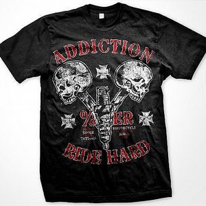 ADDICTION T-SHIRT - DUBBEL HEAD