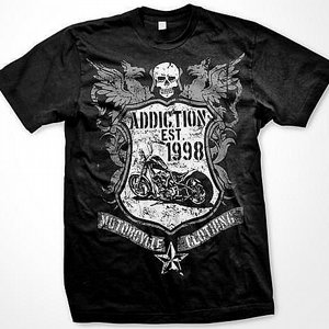 ADDICTION T-SHIRT - WING LOGO