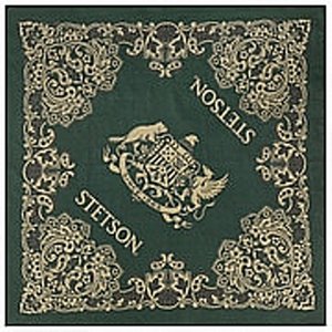 BANDANA - STETSON PAISLEY BANDANDA GRN 2 thumbnail