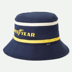 BRIXTON BUCKET HAT - GOODYEAR SERVICE BUCKET HAT NAVY