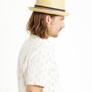 BRIXTON HATT - CASTOR FEDORA - TAN 2 thumbnail