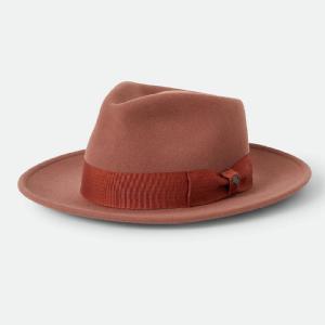 BRIXTON HATT - EAMES FEDORA TEAK/CARAMEL