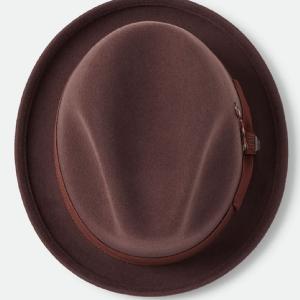 BRIXTON HATT - GAIN FEDORA - CHESTNUT 4 thumbnail