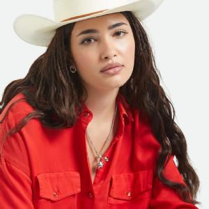 BRIXTON HATT - LAREDO COWBOY - LAREDO STRAW HAT - BONE 2 thumbnail