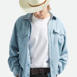 BRIXTON HATT - LAREDO COWBOY - LAREDO STRAW HAT - BONE