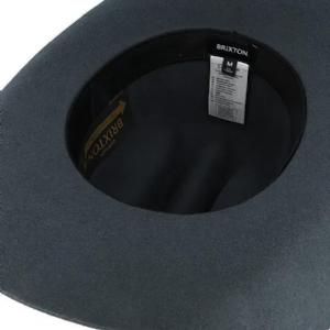 BRIXTON HATT - LAREDO WHETHER GUARD COWBOY HAT ASPHALT 3 thumbnail