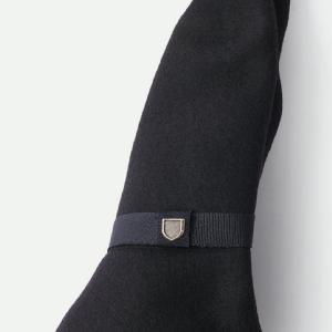 BRIXTON HATT - MESSER PACKABLE FELT FEDORA BLACK 3 thumbnail