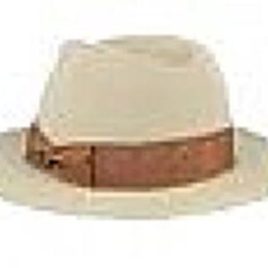 BRIXTON HATT - ROMA STRAW PACKABLE FEDORA-NATURELL 2 thumbnail