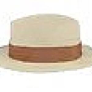 BRIXTON HATT - ROMA STRAW PACKABLE FEDORA-NATURELL 3 thumbnail