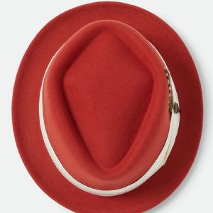 BRIXTON HATT - STOUT PORK PIE - RED EARTH WAX PAPER 2 thumbnail