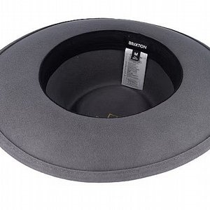 BRIXTON HATT - SWINDLE CONVERTABRIM FEDORA - GREY 3 thumbnail