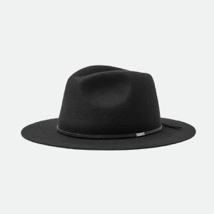 BRIXTON HATT - WESLEY FEDORA - BLACK