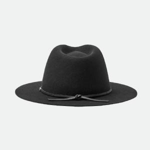 BRIXTON HATT - WESLEY FEDORA - BLACK 2 thumbnail