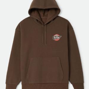 BRIXTON HOOD - HEYWARD WALNUT BROWN