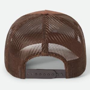 BRIXTON KEPS - BEEKMAN C NP MP TRUCKER HATOFF BROWN/BROWN 3 thumbnail