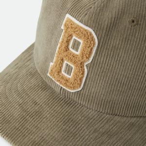 BRIXTON KEPS - BIG B ADJUSTABLE HAT - DARK OLIVE CORDUROY 3 thumbnail