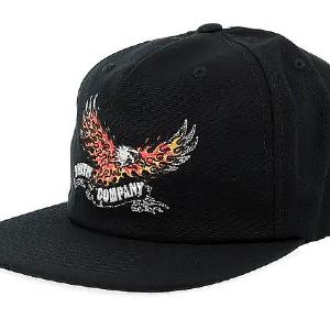 BRIXTON KEPS - BLAZING SNAPBACK BLACK A-FRAME