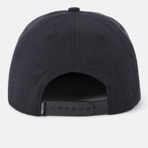BRIXTON KEPS - BLOCKED SNAPBACK BLACK/RED 2 thumbnail