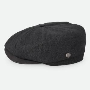 BRIXTON KEPS - BRODD BAGGY FLANNEL SNAP CAP BLACK DENIM/BLACK 2 thumbnail