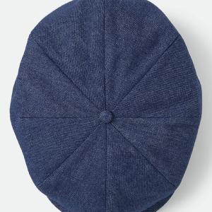 BRIXTON KEPS - BRODD BAGGY FLANNEL SNAP CAP RINSE DENIM 5 thumbnail