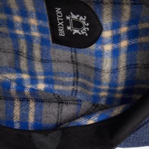 BRIXTON KEPS - BRODD BAGGY FLANNEL SNAP CAP RINSE DENIM 4 thumbnail