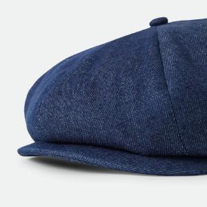 BRIXTON KEPS - BRODD BAGGY FLANNEL SNAP CAP RINSE DENIM 3 thumbnail