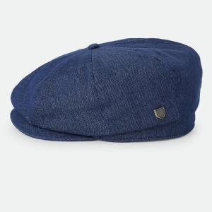 BRIXTON KEPS - BRODD BAGGY FLANNEL SNAP CAP RINSE DENIM 2 thumbnail