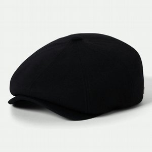 BRIXTON KEPS - BROOD FANELL SNAP CAP-BLKMS