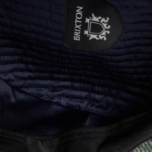 BRIXTON KEPS - BROOD NEWBOYS CAP - Navy/Green/Red/Cream 4 thumbnail