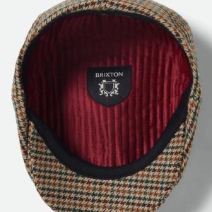 BRIXTON KEPS - BROOD SNAP CAP - DUSTED OCHRE/KHAKI/VERDANT GREEN 3 thumbnail