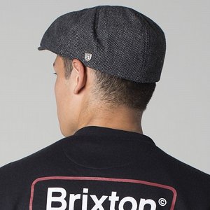 BRIXTON KEPS - BROOD SNAP CAP - GREY/BLACK 2 thumbnail