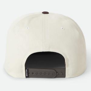 BRIXTON KEPS - CATCH AND RELEASEHP SNAPBACK OFF WHITE/BROWN 2 thumbnail