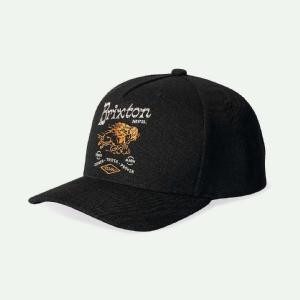 BRIXTON KEPS - CHARING BUFFALO NP MP SNAPBACK - BLACK